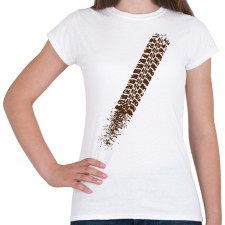 PRINTFASHION Biciklinyom - Női póló - Fehér női póló