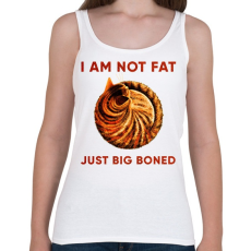 PRINTFASHION Big boned cat - Női atléta - Fehér