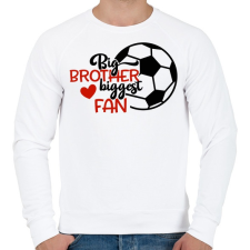 PRINTFASHION Big brother biggest fan - Férfi pulóver - Fehér férfi pulóver, kardigán