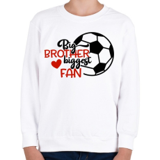 PRINTFASHION Big brother biggest fan - Gyerek pulóver - Fehér