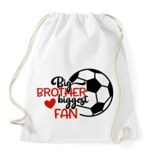 PRINTFASHION Big brother biggest fan - Sportzsák, Tornazsák - Fehér tornazsák