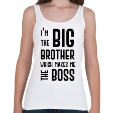 PRINTFASHION Big brother boss - Női atléta - Fehér női trikó