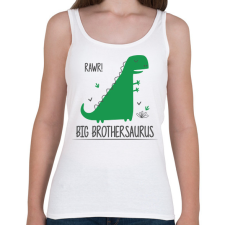 PRINTFASHION Big brothersaurus - Női atléta - Fehér női trikó