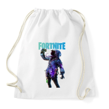 PRINTFASHION Big mouth Fortnite - Sportzsák, Tornazsák - Fehér tornazsák