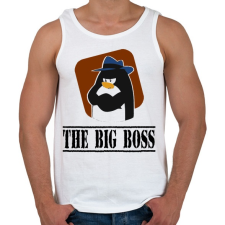 PRINTFASHION bigboss - Férfi atléta - Fehér atléta, trikó