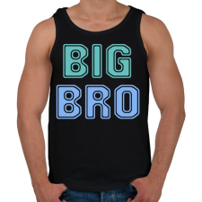 PRINTFASHION BIGBRO - Férfi atléta - Fekete atléta, trikó