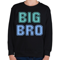 PRINTFASHION BIGBRO - Gyerek pulóver - Fekete