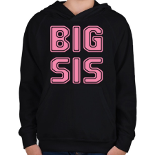 PRINTFASHION BIGSIS - Gyerek kapucnis pulóver - Fekete gyerek pulóver, kardigán