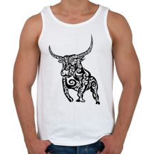 PRINTFASHION Bika - Férfi atléta - Fehér atléta, trikó