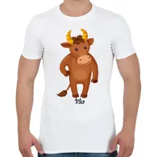PRINTFASHION Bika - Férfi póló - Fehér férfi póló