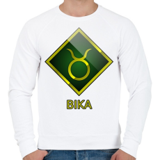 PRINTFASHION Bika - Férfi pulóver - Fehér