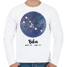 PRINTFASHION Bika - Férfi pulóver - Fehér