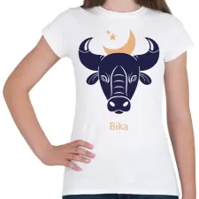 PRINTFASHION Bika minta - Női póló - Fehér női póló