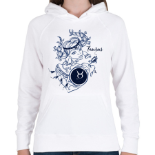 PRINTFASHION bika - Női kapucnis pulóver - Fehér női pulóver, kardigán