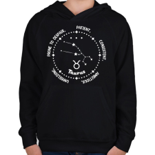 PRINTFASHION Bika tulajdonságok - Gyerek kapucnis pulóver - Fekete gyerek pulóver, kardigán