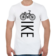 PRINTFASHION Bike - Biciklis - Férfi póló - Fehér