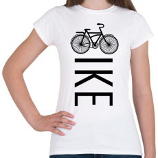 PRINTFASHION Bike - Biciklis - Női póló - Fehér