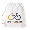 PRINTFASHION Bike forever - Sportzsák, Tornazsák - Fehér