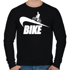 PRINTFASHION Biker - Férfi pulóver - Fekete
