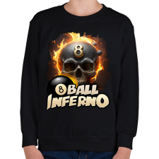 PRINTFASHION Biliárd fekete golyó - Gyerek pulóver - Fekete gyerek pulóver, kardigán
