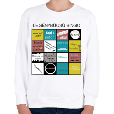 PRINTFASHION Bingo Legénybúcsúhoz - Gyerek pulóver - Fehér gyerek pulóver, kardigán
