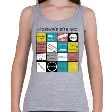 PRINTFASHION Bingo Legénybúcsúhoz - Női atléta - Sport szürke női trikó