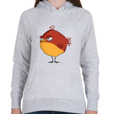 PRINTFASHION Bird - Női kapucnis pulóver - Sport szürke