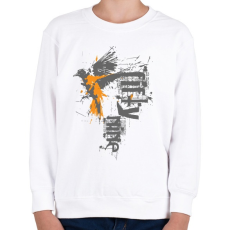 PRINTFASHION birdi59-01.png - Gyerek pulóver - Fehér