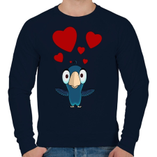 PRINTFASHION birdie - Férfi pulóver - Sötétkék férfi pulóver, kardigán