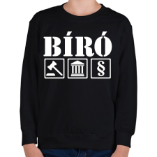 PRINTFASHION BÍró - Gyerek pulóver - Fekete gyerek pulóver, kardigán