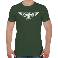 PRINTFASHION Birodalmi Sas - Warhammer 40000 - Férfi póló - Katonazöld