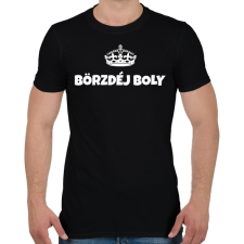 PRINTFASHION BIRTHDAY BOY - Férfi póló - Fekete férfi póló