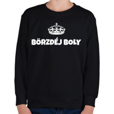 PRINTFASHION BIRTHDAY BOY - Gyerek pulóver - Fekete gyerek pulóver, kardigán