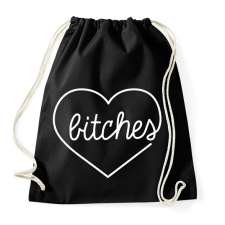 PRINTFASHION Bitches - Sportzsák, Tornazsák - Fekete tornazsák