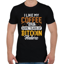 PRINTFASHION BITCOIN 4 EVER 14 - Férfi póló - Fekete férfi póló