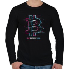 PRINTFASHION BITCOIN 4 EVER 31 - Férfi hosszú ujjú póló - Fekete