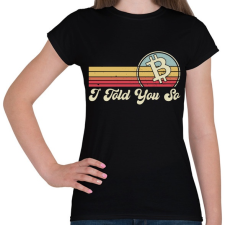 PRINTFASHION BITCOIN 4 EVER 34 - Női póló - Fekete női póló