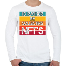 PRINTFASHION BITCOIN 4 EVER 48 - Férfi hosszú ujjú póló - Fehér