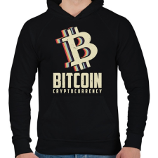 PRINTFASHION BITCOIN 4 EVER 51 - Férfi kapucnis pulóver - Fekete női pulóver, kardigán