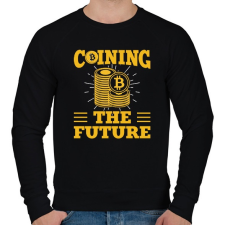 PRINTFASHION BITCOIN 4 EVER 58 - Férfi pulóver - Fekete női pulóver, kardigán