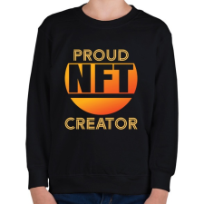 PRINTFASHION BITCOIN 4 EVER 60 - Gyerek pulóver - Fekete gyerek pulóver, kardigán