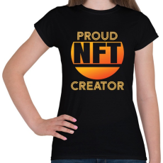 PRINTFASHION BITCOIN 4 EVER 60 - Női póló - Fekete
