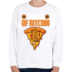 PRINTFASHION BITCOIN 4 EVER 62 - Gyerek pulóver - Fehér