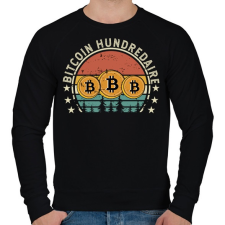 PRINTFASHION BITCOIN 4 EVER 65 - Férfi pulóver - Fekete női pulóver, kardigán