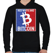 PRINTFASHION BITCOIN 4 EVER 67 - Férfi kapucnis pulóver - Fekete női pulóver, kardigán