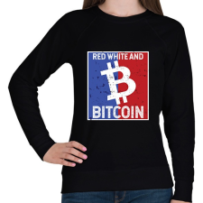 PRINTFASHION BITCOIN 4 EVER 67 - Női pulóver - Fekete női pulóver, kardigán