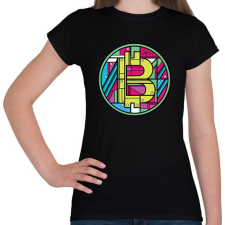 PRINTFASHION BITCOIN 4 EVER 69 - Női póló - Fekete női póló