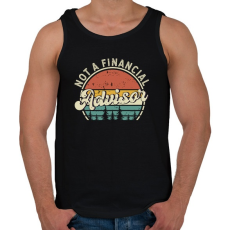 PRINTFASHION BITCOIN 4 EVER 72 - Férfi atléta - Fekete