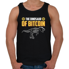 PRINTFASHION BITCOIN 4 EVER 73 - Férfi atléta - Fekete