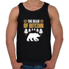 PRINTFASHION BITCOIN 4 EVER 75 - Férfi atléta - Fekete atléta, trikó